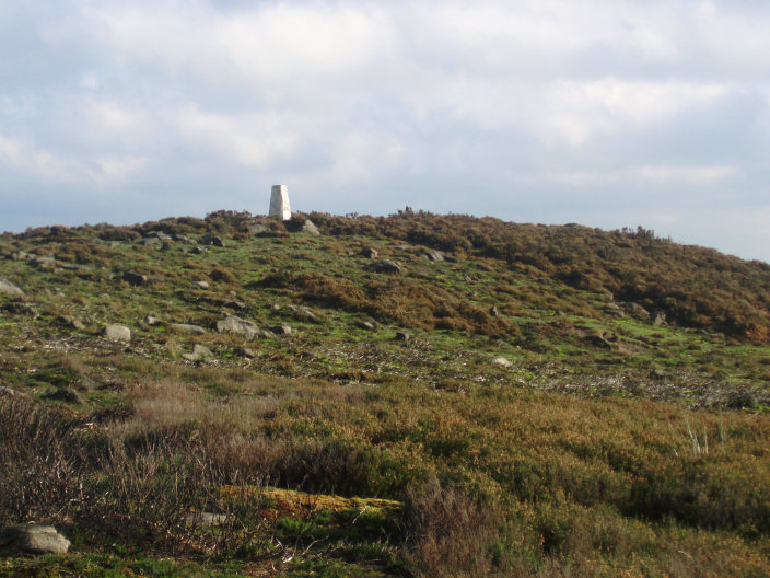Beeley Moor's trig point Beeley Moor's trig point